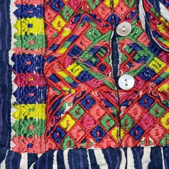 Roller Rabbit Strip Mini Dress Size Large - Picture 3 of 6